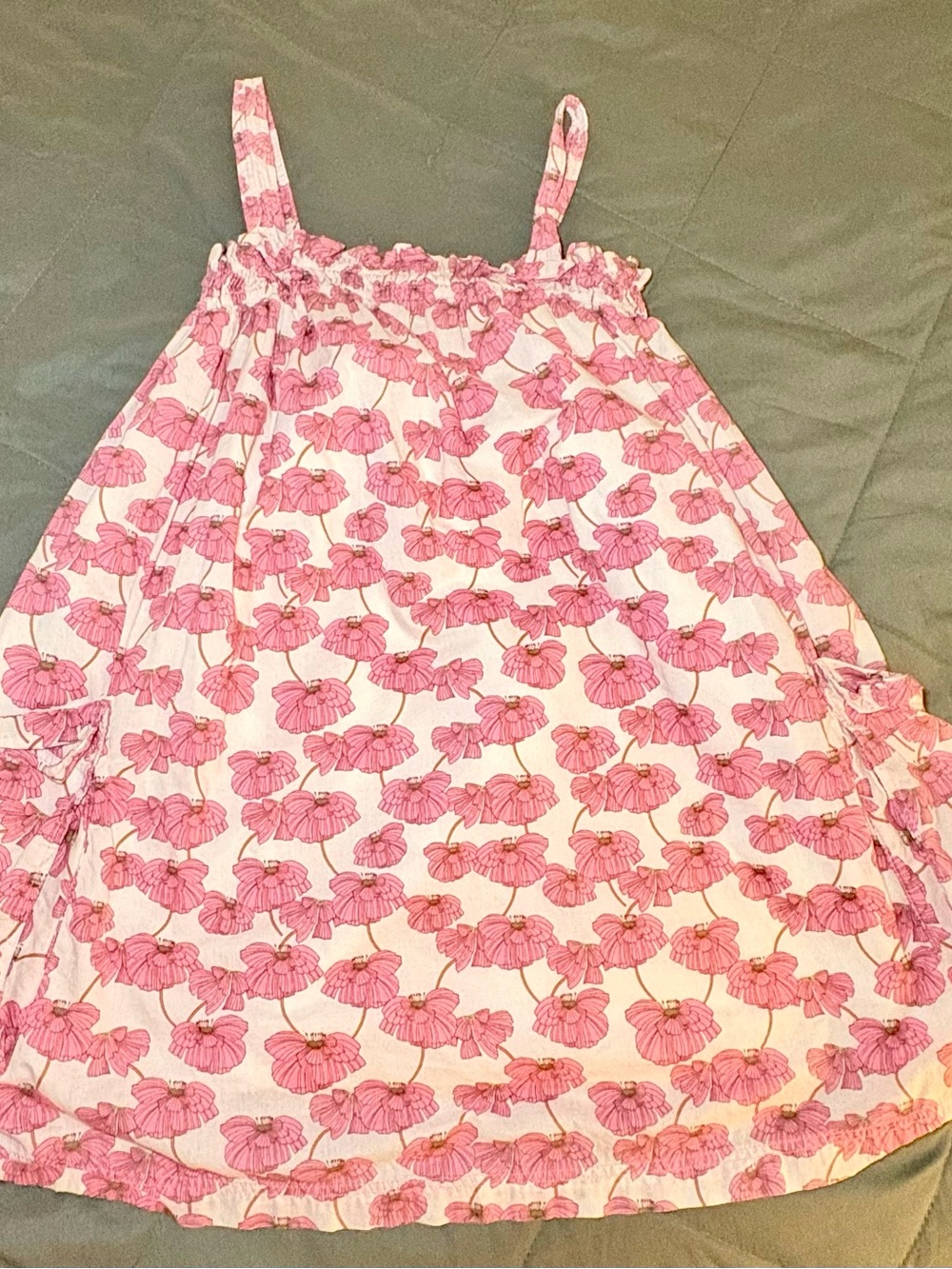 Zara Pink Floral Strap Nightgown